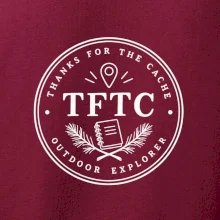 TFTC minimalistický turistický odznak