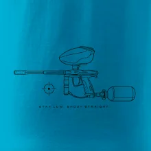 Minimalistický marker stay low shoot straight