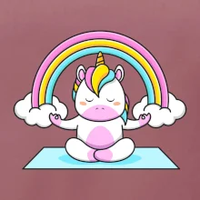 Yoga jednorožec - duha