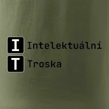 IT Nápis Intelektuální Troska