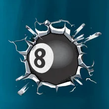 Kulečníková koule v triku