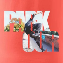 Parkour nápis ve městě