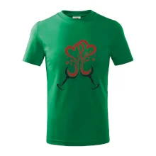 Víno je láska kulaté skleničky