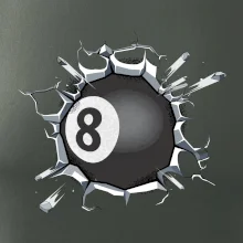 Kulečníková koule v triku