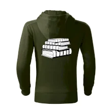 Knihy černobílé na sobě