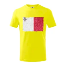 Vlajka Malta okousaná