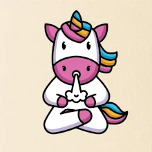 Yoga funící jednorožec