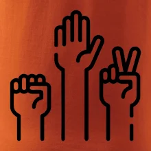 Kamen nůžky papír ikony