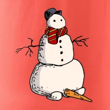 Sněhulák se spadlým nosem