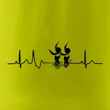 EKG synchronizované plavání