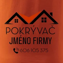 Tričko pro pokrývače - Dvě střechy