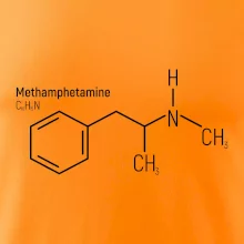 Molekulární struktura Metamfetamin