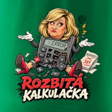 Alenka - rozbitá kalkulačka