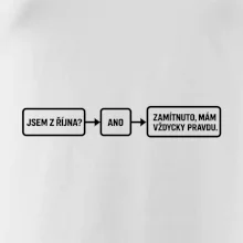 Jsem z října mám vždycky pravdu diagram