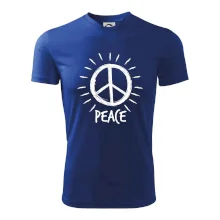 Peace symbol černobílý