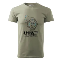 Bezpečnostní zastávka 3 minuty v 5 metrech s potápěčskými hodinkami