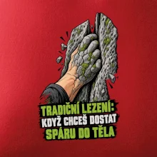 Tradiční lezení se spárou v těle