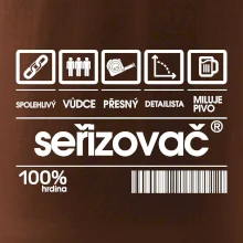 Čárový kód - seřizovač