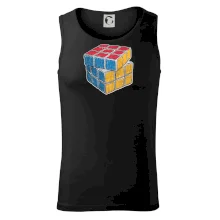 Rubikova kostka kreslená