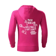 Pozor řemeslník skvělá práce silný slova