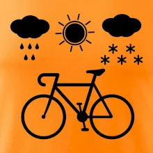 Cyklista za každého počasí
