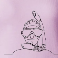 Potápěč jedním tahem