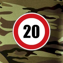 Dopravní značka - omezení rychlosti 20
