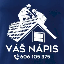 Tričko pro pokrývače - Dva dělníci