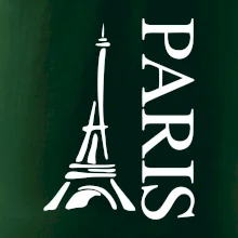 Paris nápis Eiffelovka na výšku Paris nápis Eiffelovka na výšku