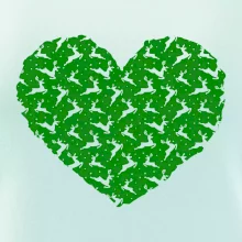 Vánoční jeleni v srdci