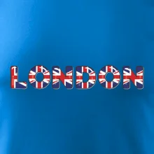 Nápis London vlajka