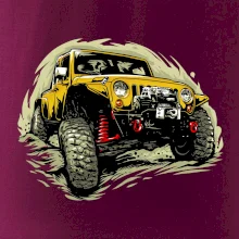 Žlutý offroad s navijákem