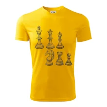 Šachové figurky kreslené