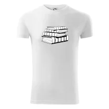 Knihy černobílé na sobě