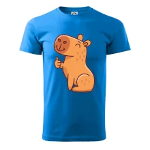 Kapybara s palcem nahoru