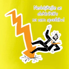 Nedotýkejte se elektrikáře na zem spadlého