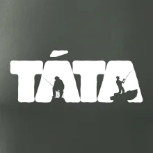 Táta nápis - rybář