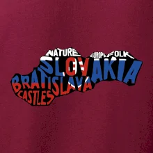 Mapy - názvy měst - Slovensko