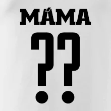 Máma - dres se jménem a číslem