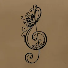 Houslový klíč kytky