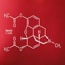 Molekulární struktura Heroin