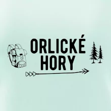 Orlické hory nápis