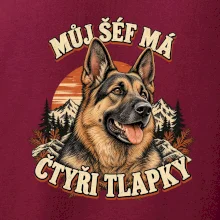 Můj šéf má čtyři tlapky - německý ovčák