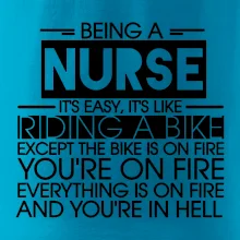 Being a nurse - bike