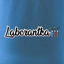 Laborantka a zkumavky