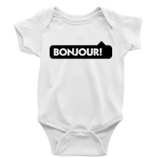 Nápis Bonjour Nápis Bonjour