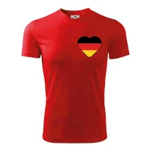 Germany love malé - Německá vlajka