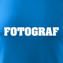 Novinář nápis - Fotograf