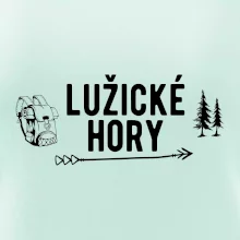Lužické hory nápis