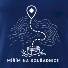 Mířím na souřadnice minimalistická trasa